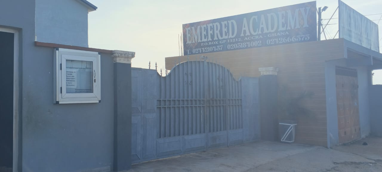 Emefred Academy main entrance gate